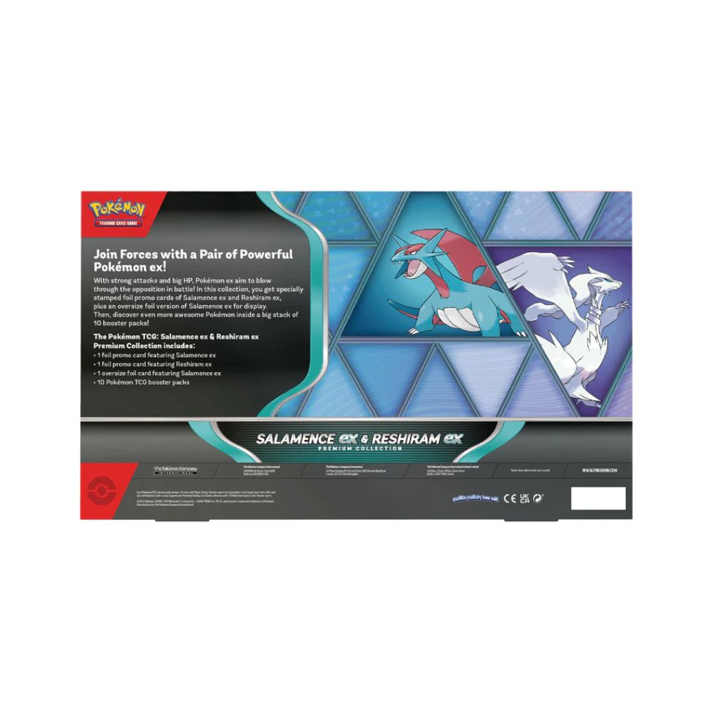 Pokémon TCG Cards Scarlet & Violet Salamence ex & Reshiram ex Premium Collection