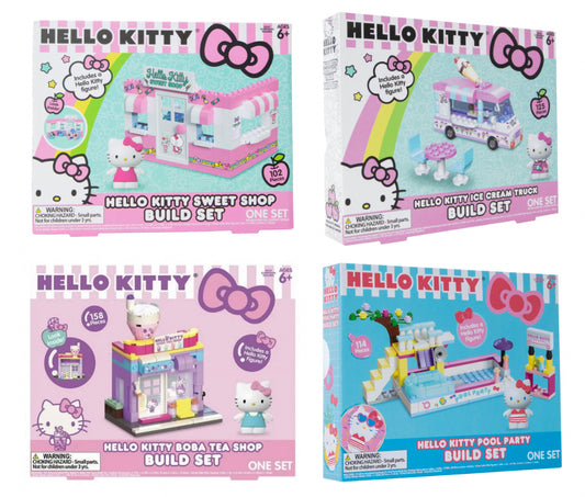 Juegos de bloques de construcción de Hello Kitty | Sanrio | Juguetes de alta calidad