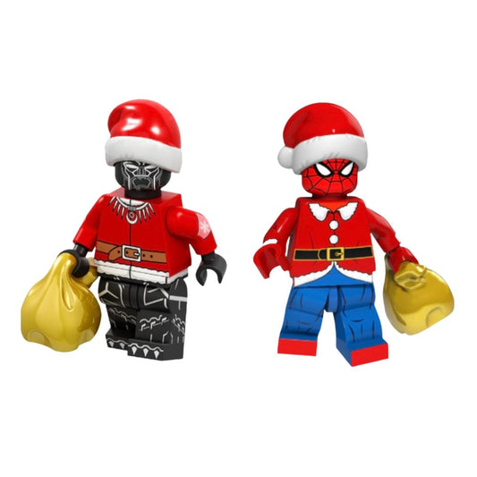 Marvel Black Panther & Spider-Man Christmas Minifigures