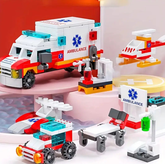 Lele Brother Ambulance Building Blocks Sets | High Quality Toys