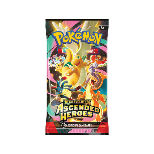 Pokémon TCG Cards Mega Evolutions Ascended Heroes Booster Packs
